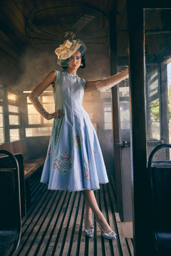 CORNFLOWER BLUE DRESS