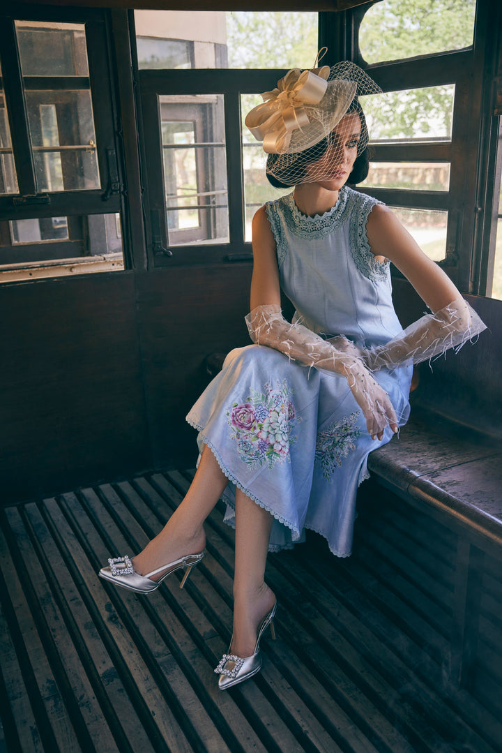 CORNFLOWER BLUE DRESS